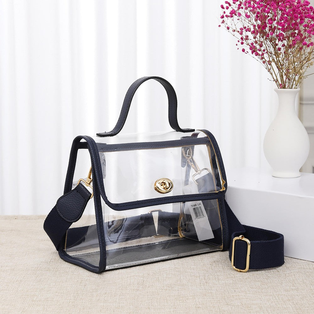 Clear Satchel Cross Body
