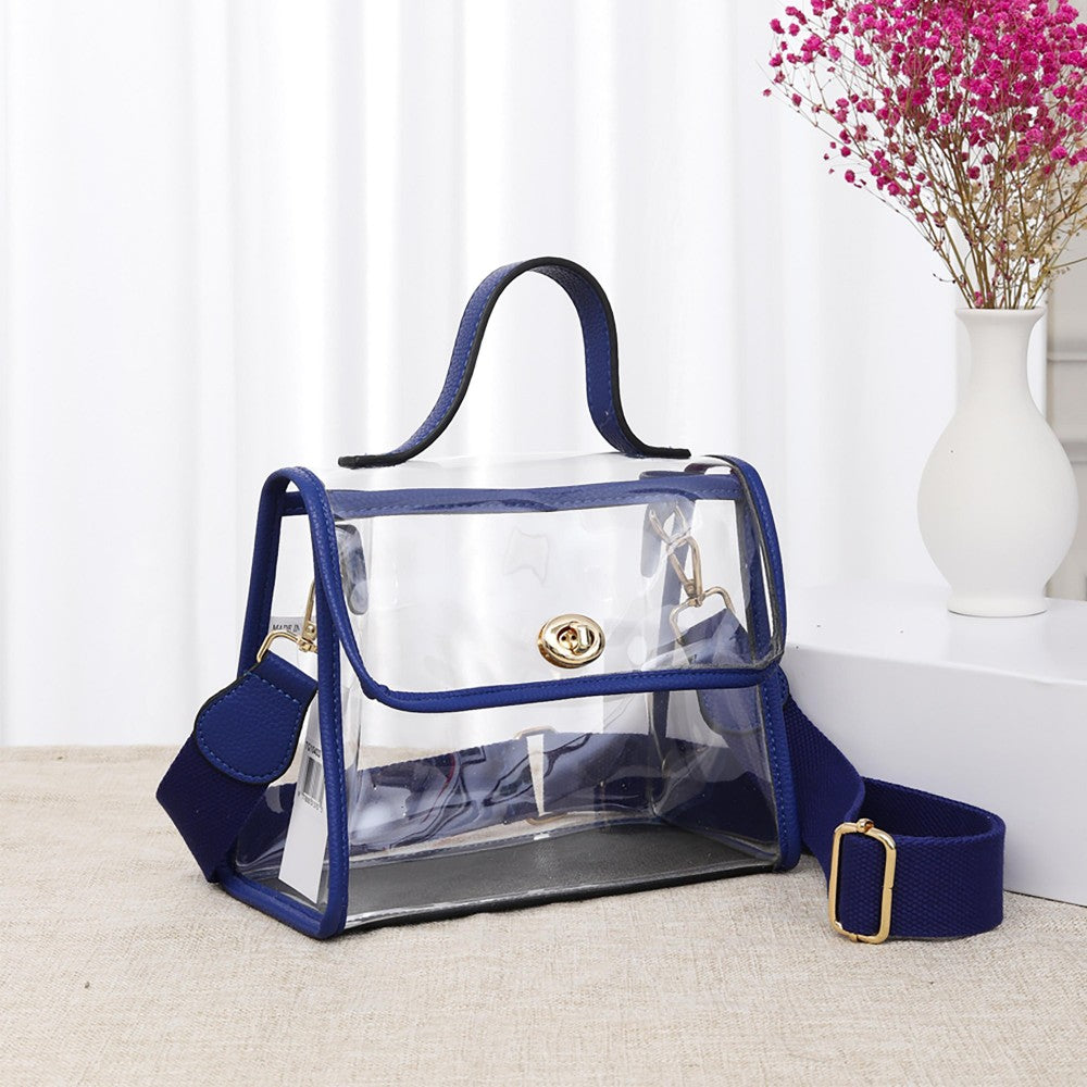 Clear Satchel Cross Body