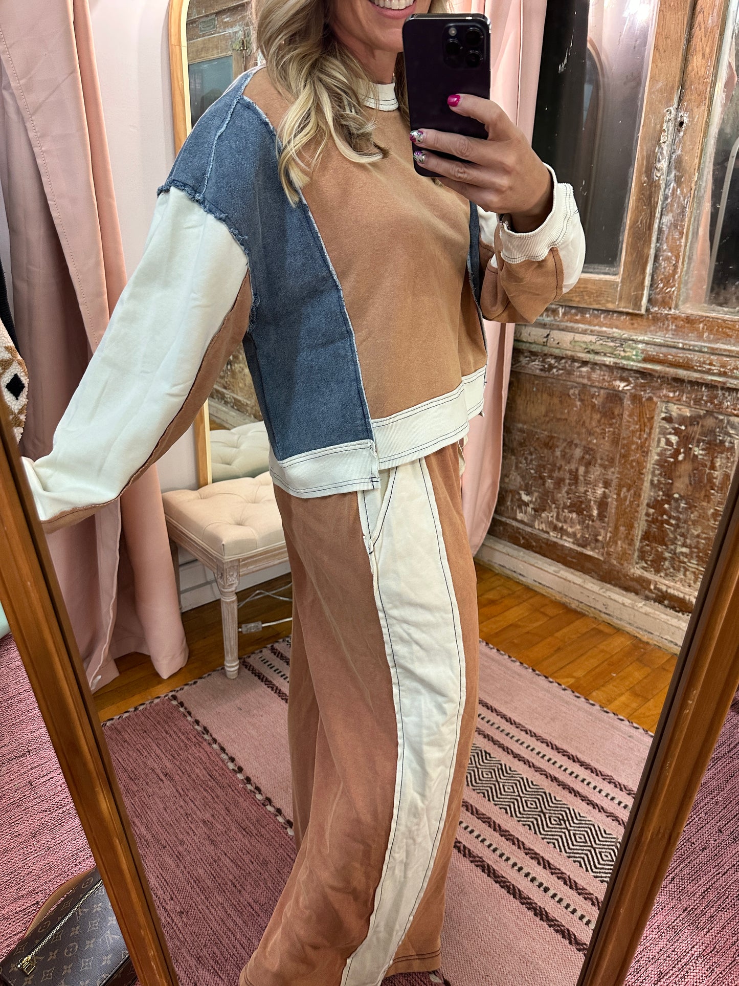 Cinnamon Block Sweatshirt