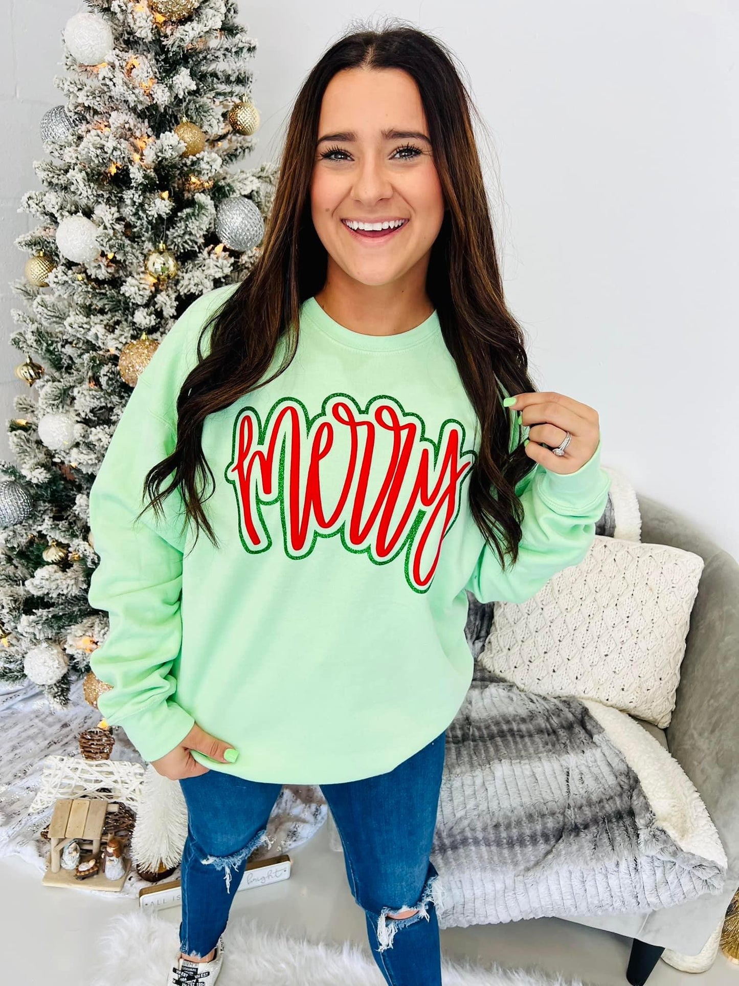 Neon Merry Puff & Glitter