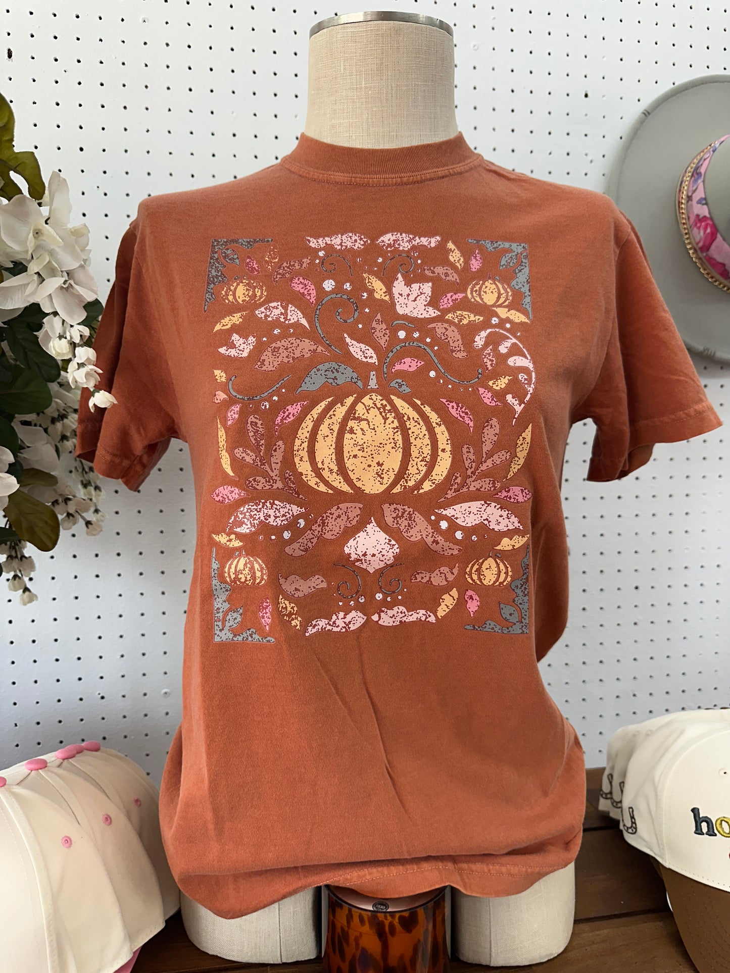 Abstract Pumpkin Tee