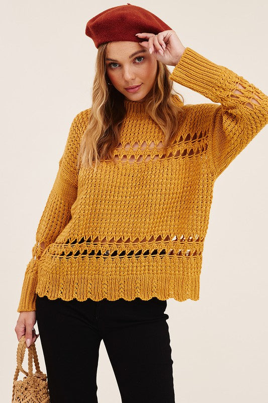 Crochet Pullover Sweater