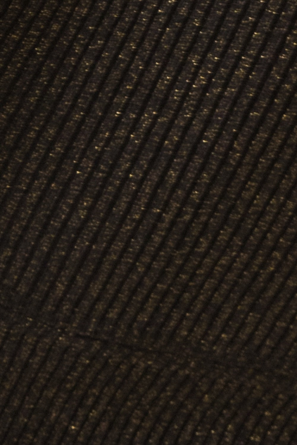 Ribbed Metallic Sweater