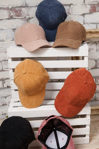 Corduroy Baseball Cap