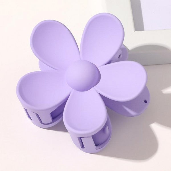 Matte Flower Hair Clip