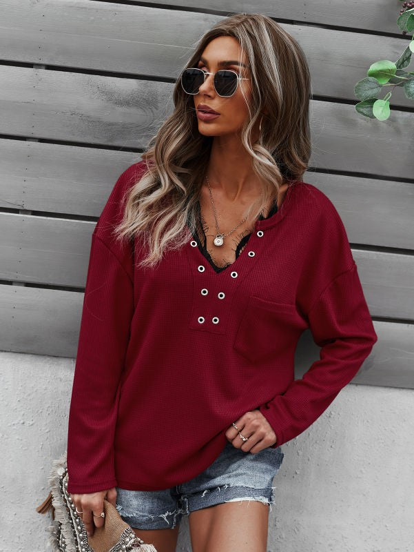 Thermal V Neck