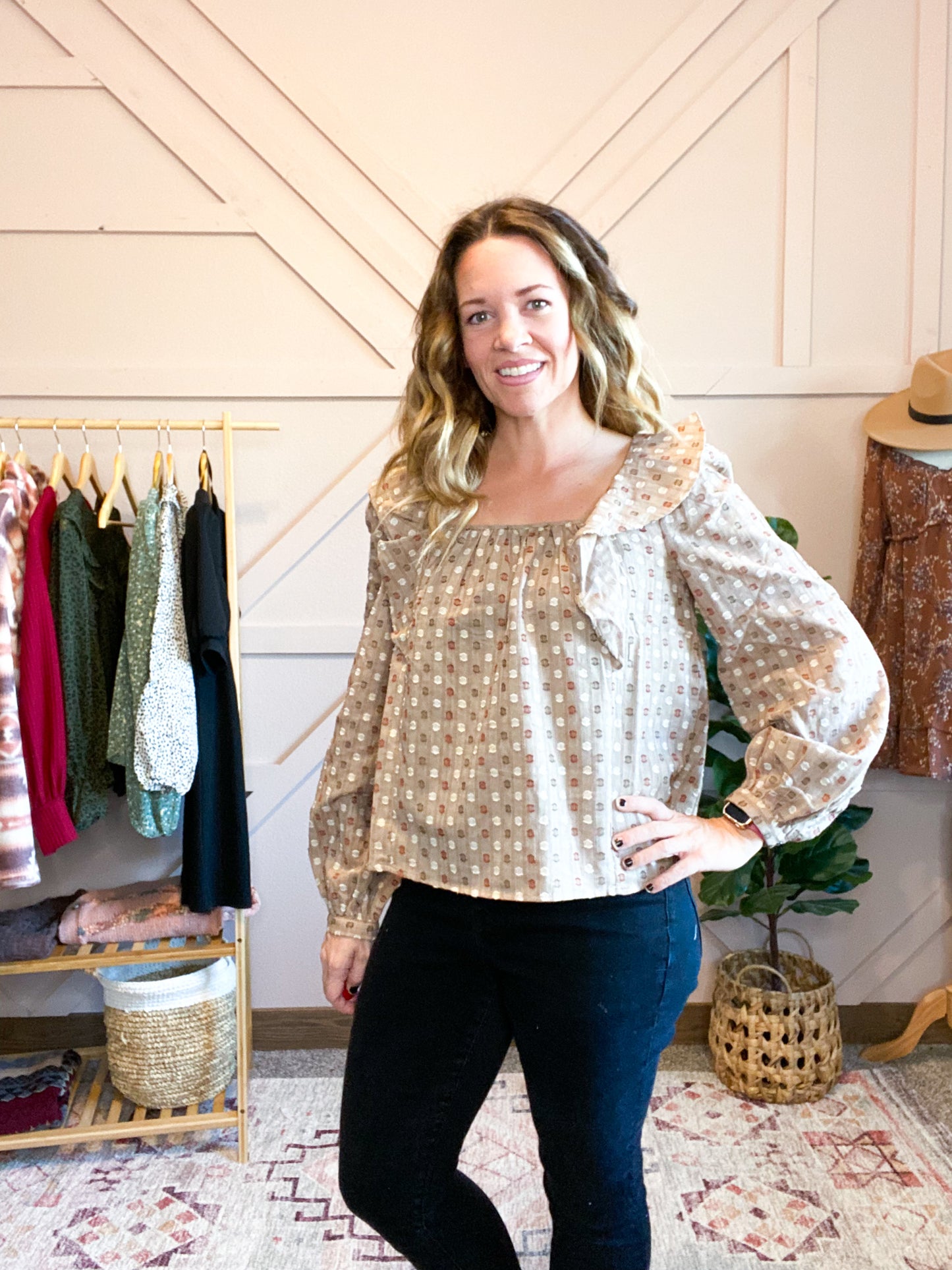 Polk-A-Dot Top