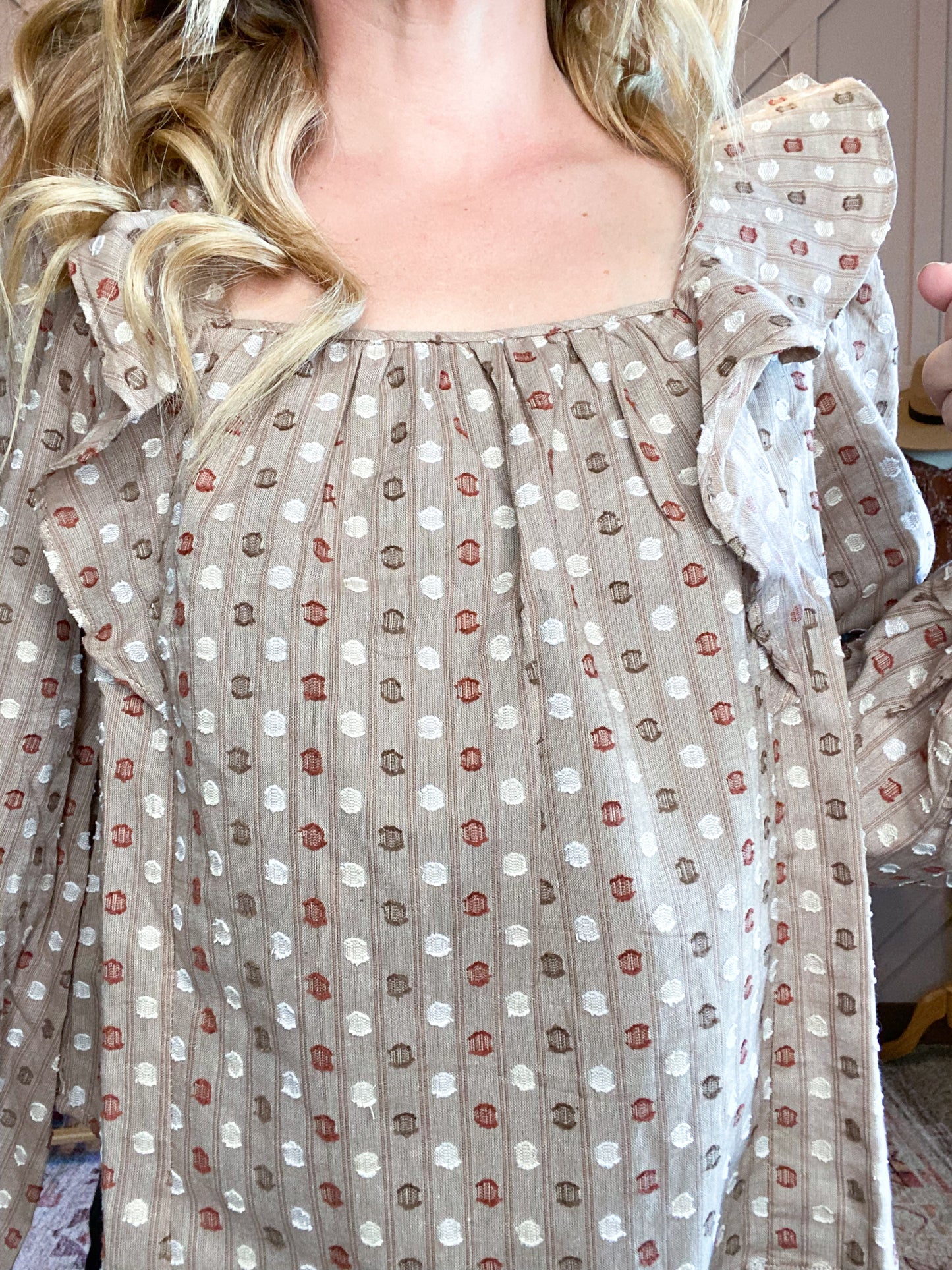 Polk-A-Dot Top