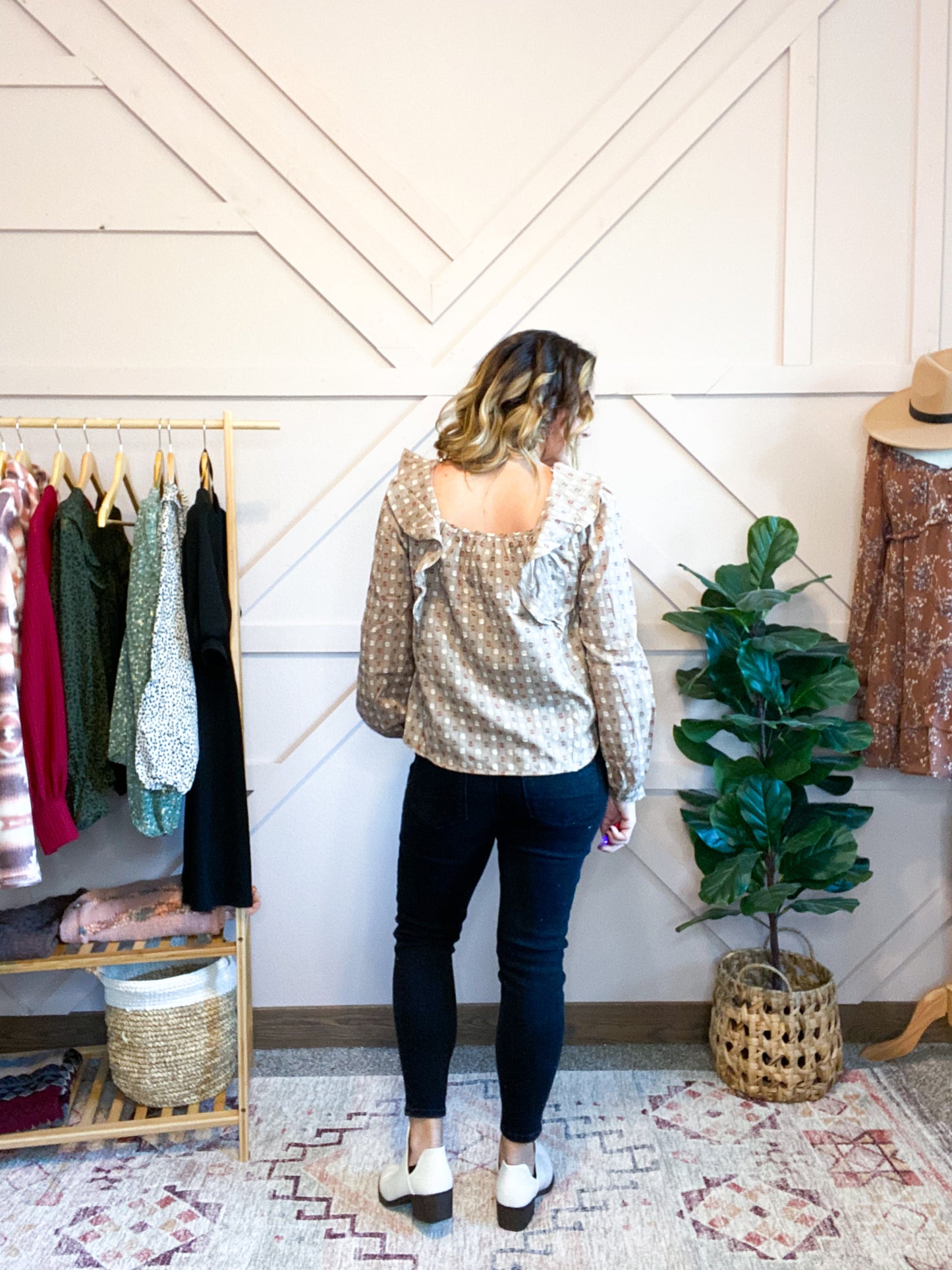 Polk-A-Dot Top