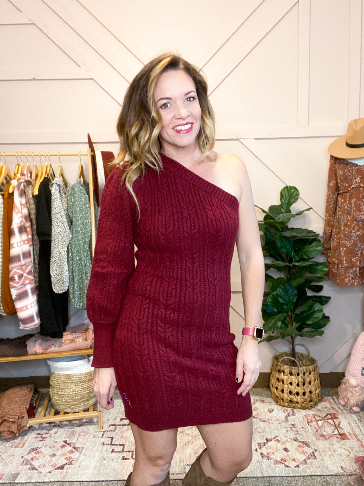Cold Should Sweater Dress