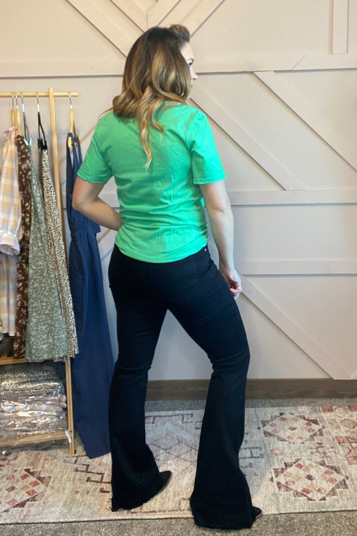Black Flare Jeans