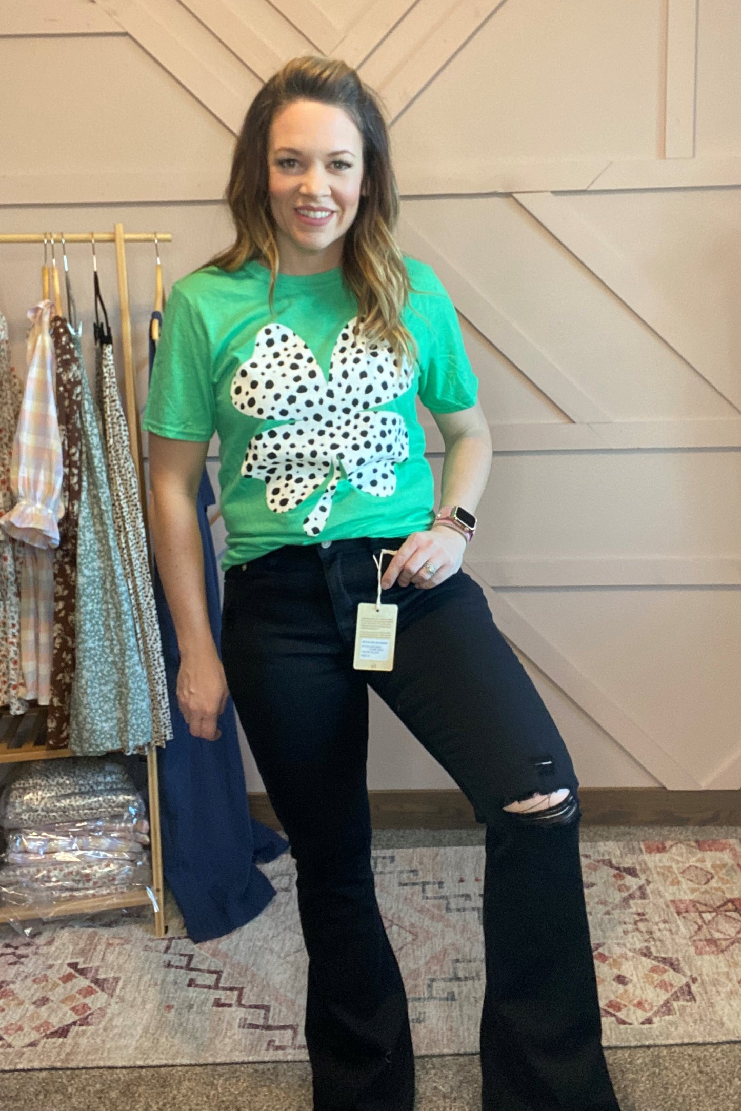 Black Flare Jeans