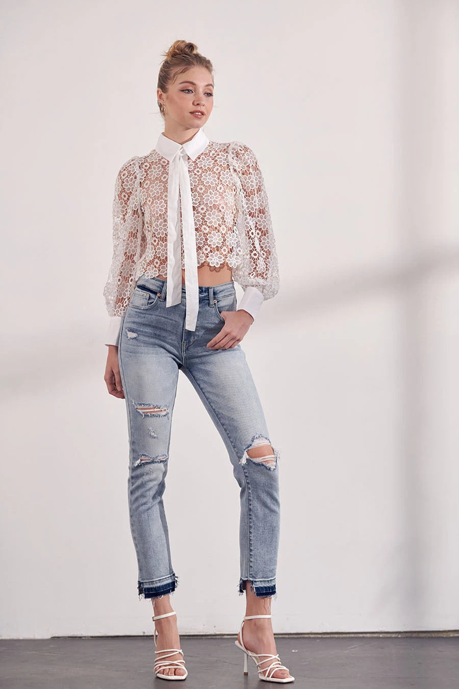 Ankle Straight with Release Hem