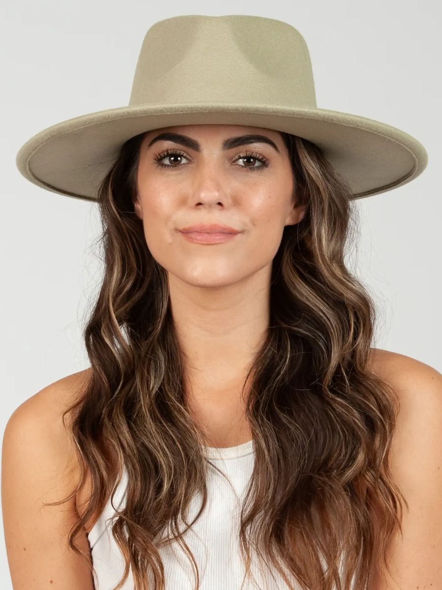 HBL1029-Ariel Vegan Felt Rancher - FERN