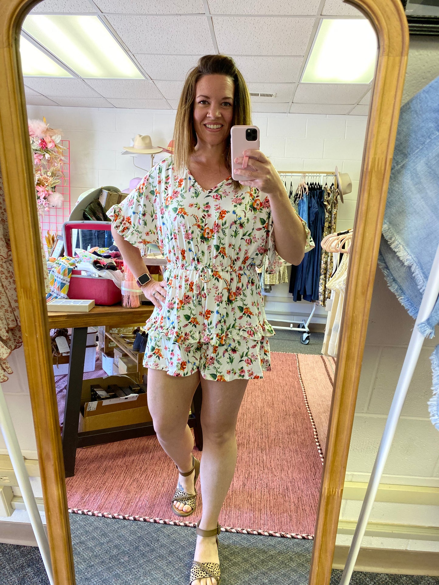 Flutter Floral Romper
