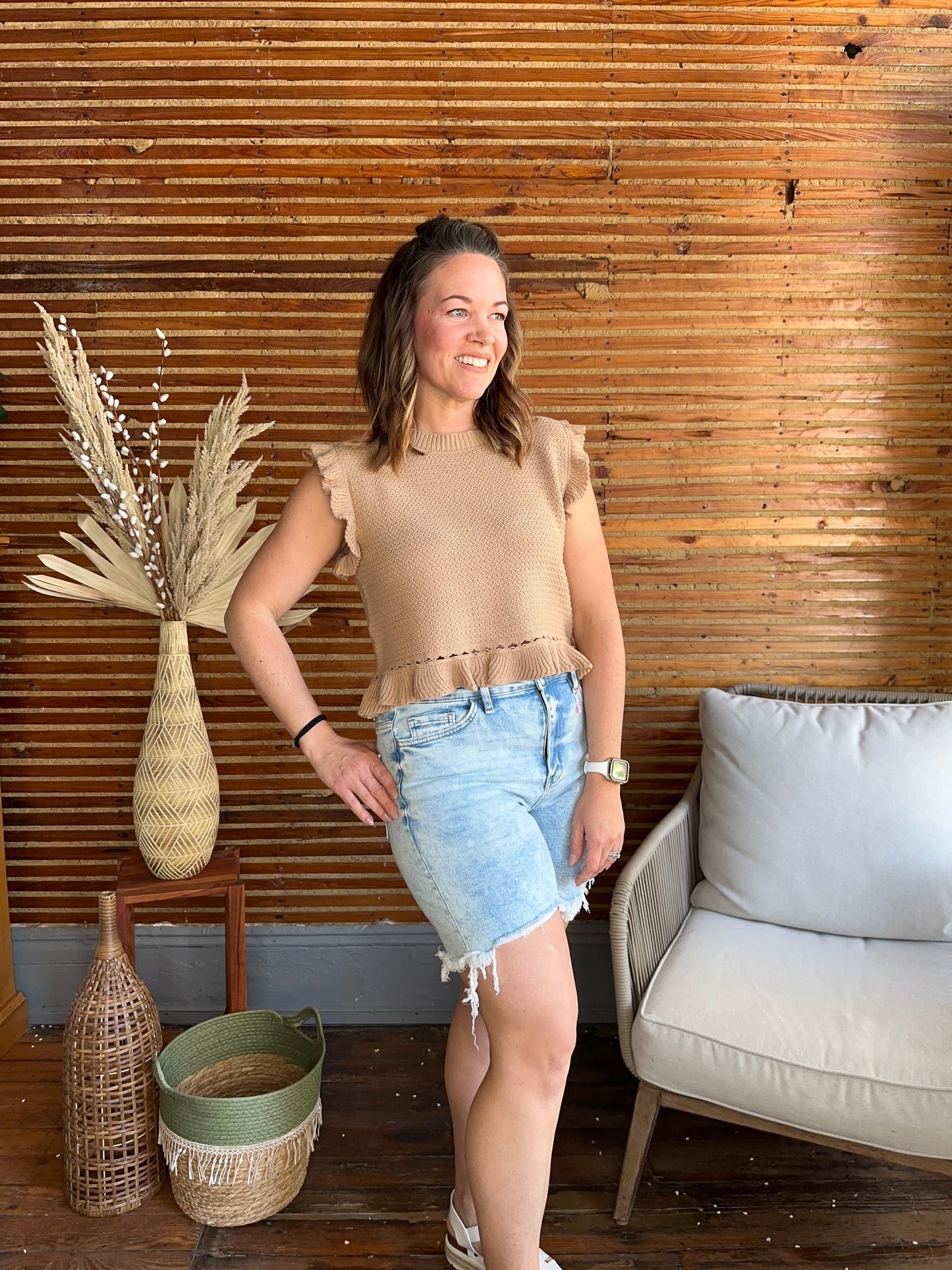 Crochet Cropped Sweater