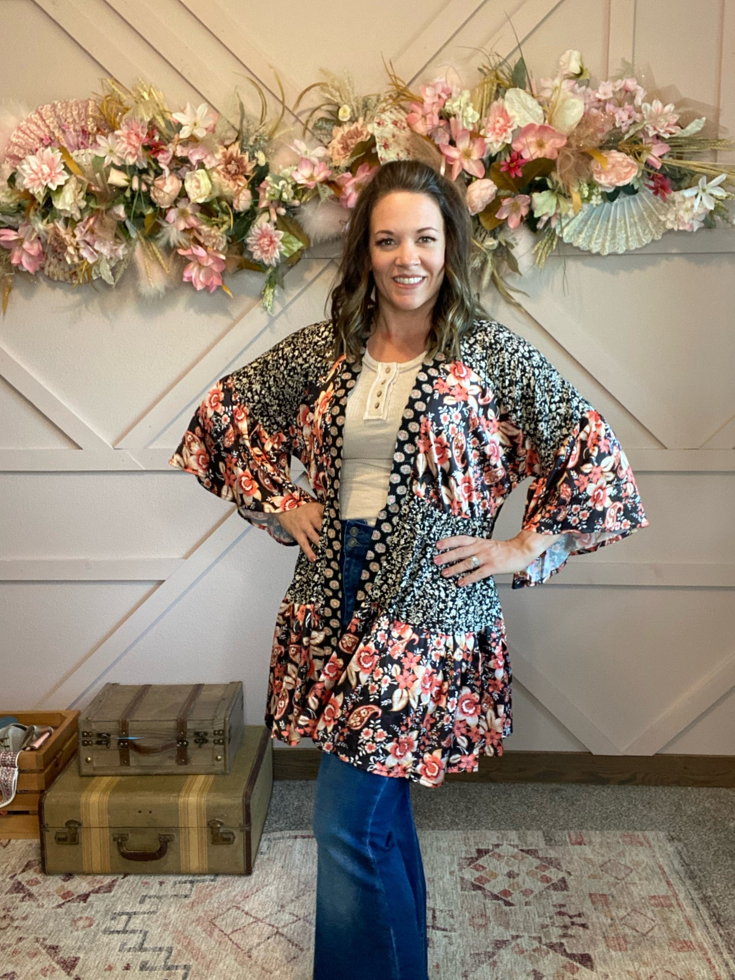 Floral Kimono