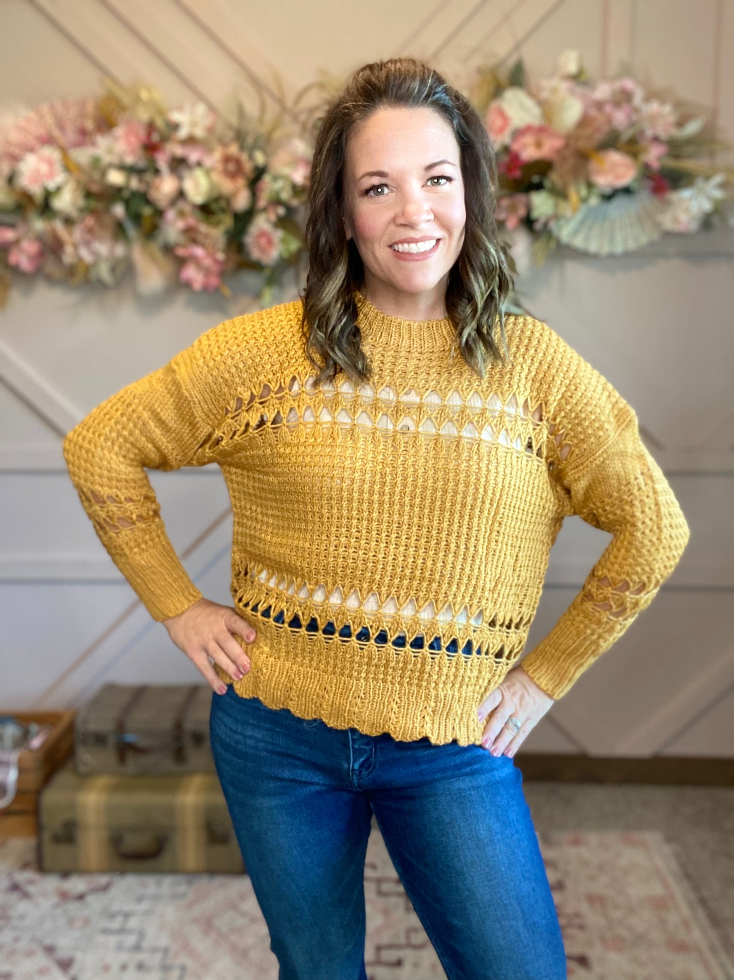 Crochet Pullover Sweater