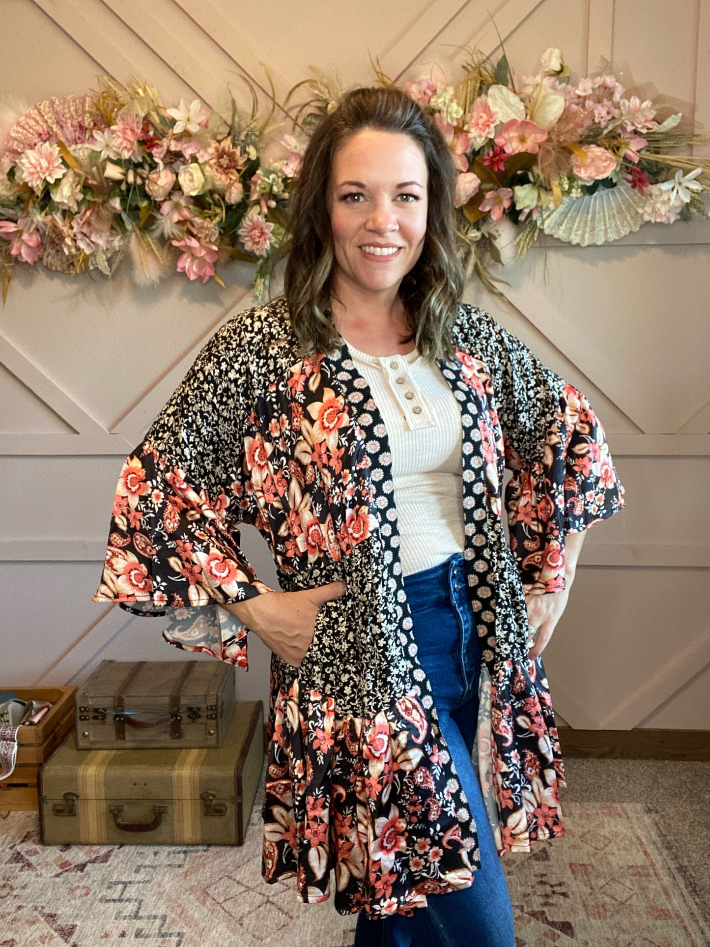 Floral Kimono
