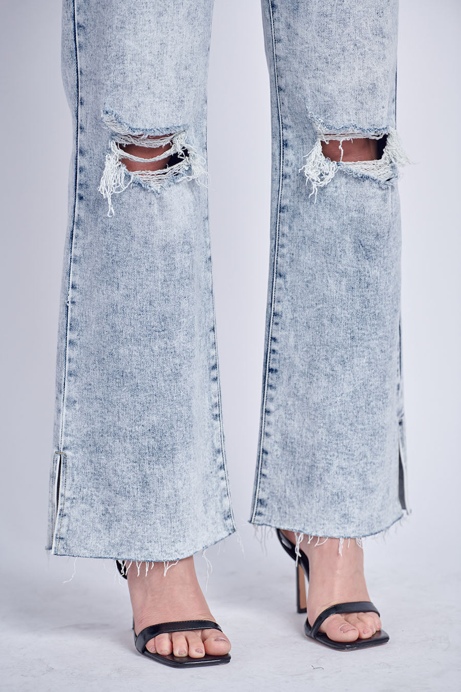 90's Acid Wash Wide Jeans