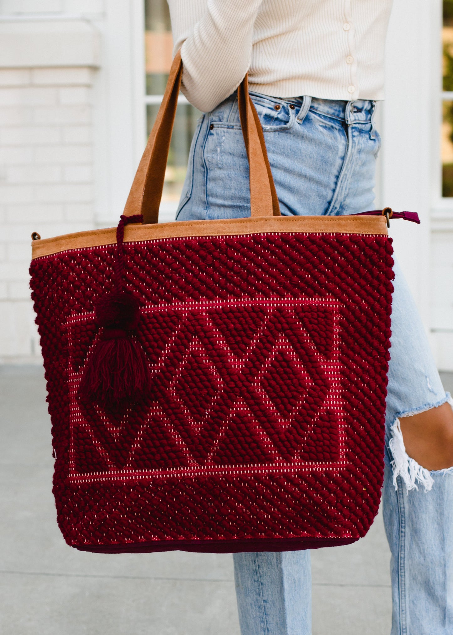 Diamon Pattern Tote