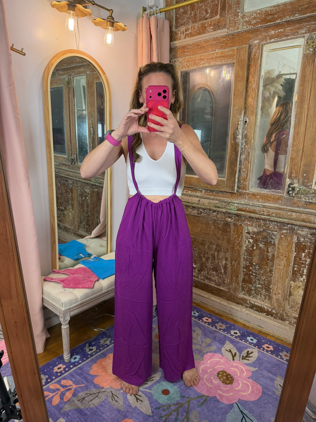 Plum Perfect Wide Leg Jumpsuit