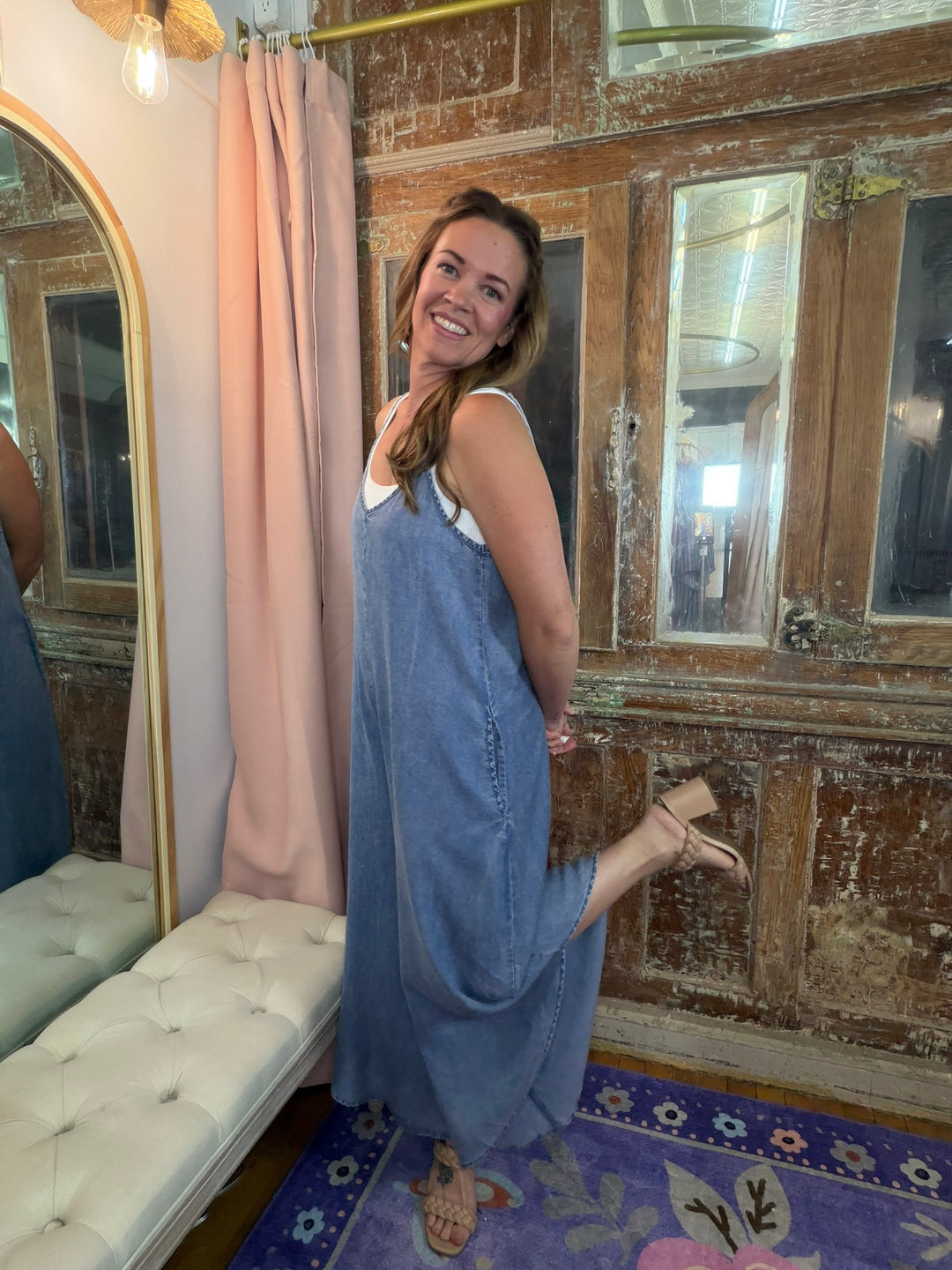 Blue Skies Chambray Jumpsuit ☁️💙
