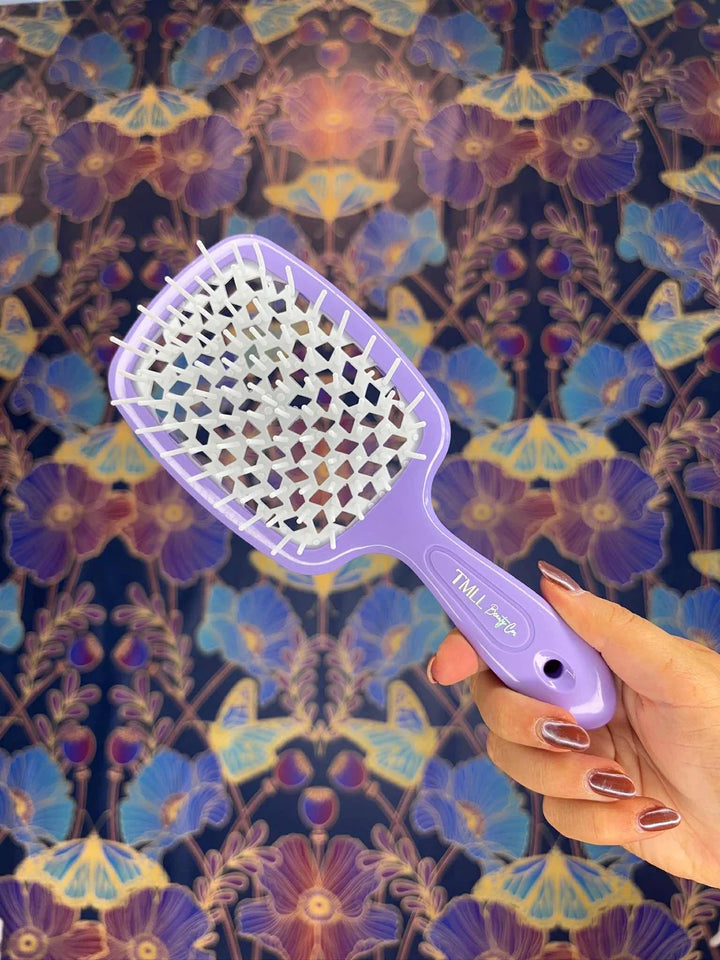 TMLL Tangle Tamer Hair Brush - Purple