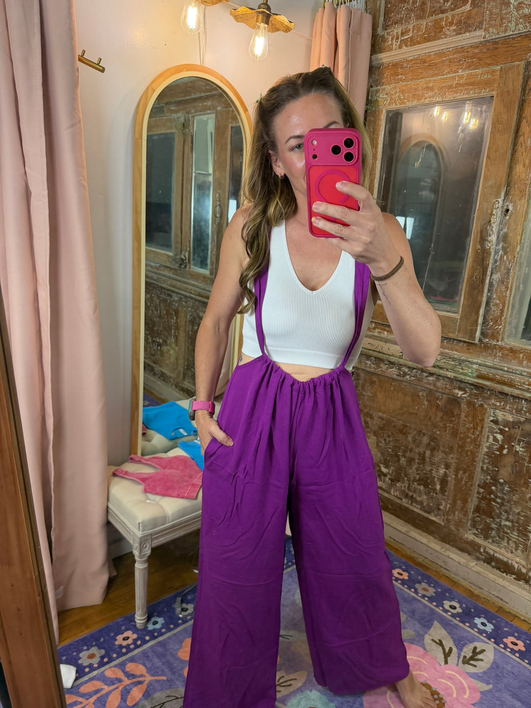 Plum Perfect Wide Leg Jumpsuit