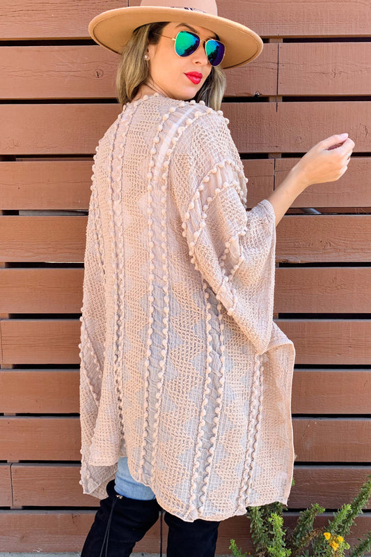 Textured Kimono Cardigan