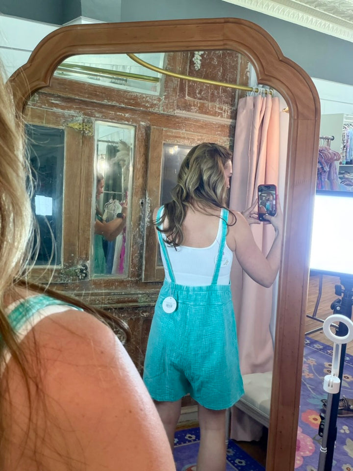 Easy Days Gauze Romper - Blue