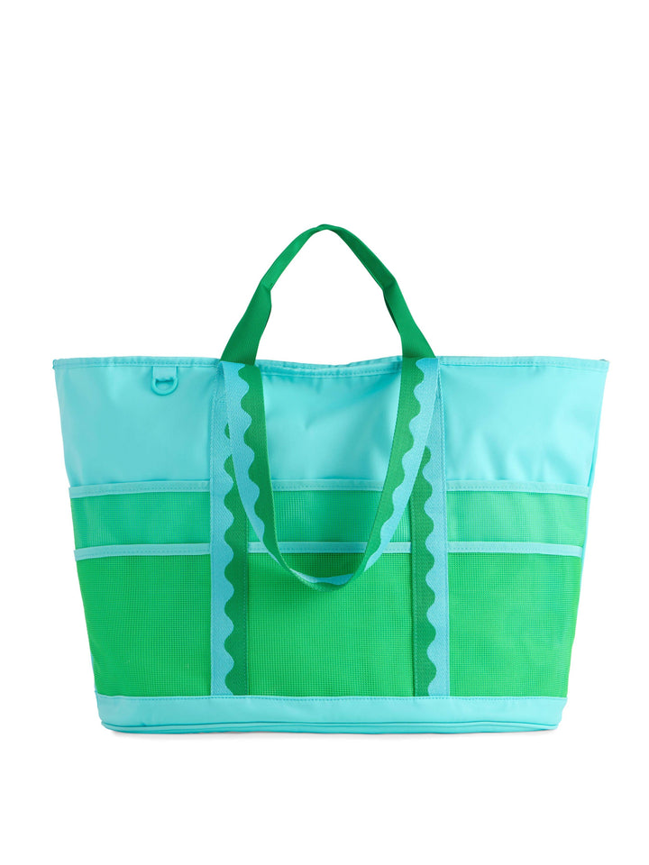 CAMDEN NEOPRENE TOTE: AQUA