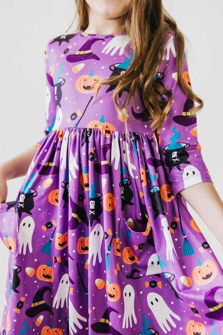 No Tricks, Just Treats Twirl Dress