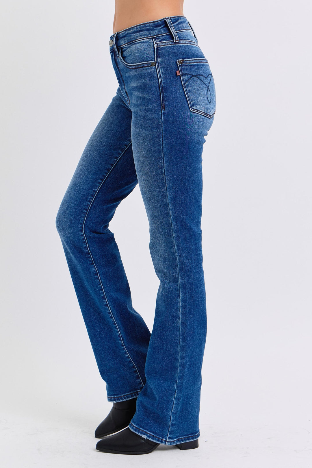 Judy Blue Thermal Bootcut Jeans