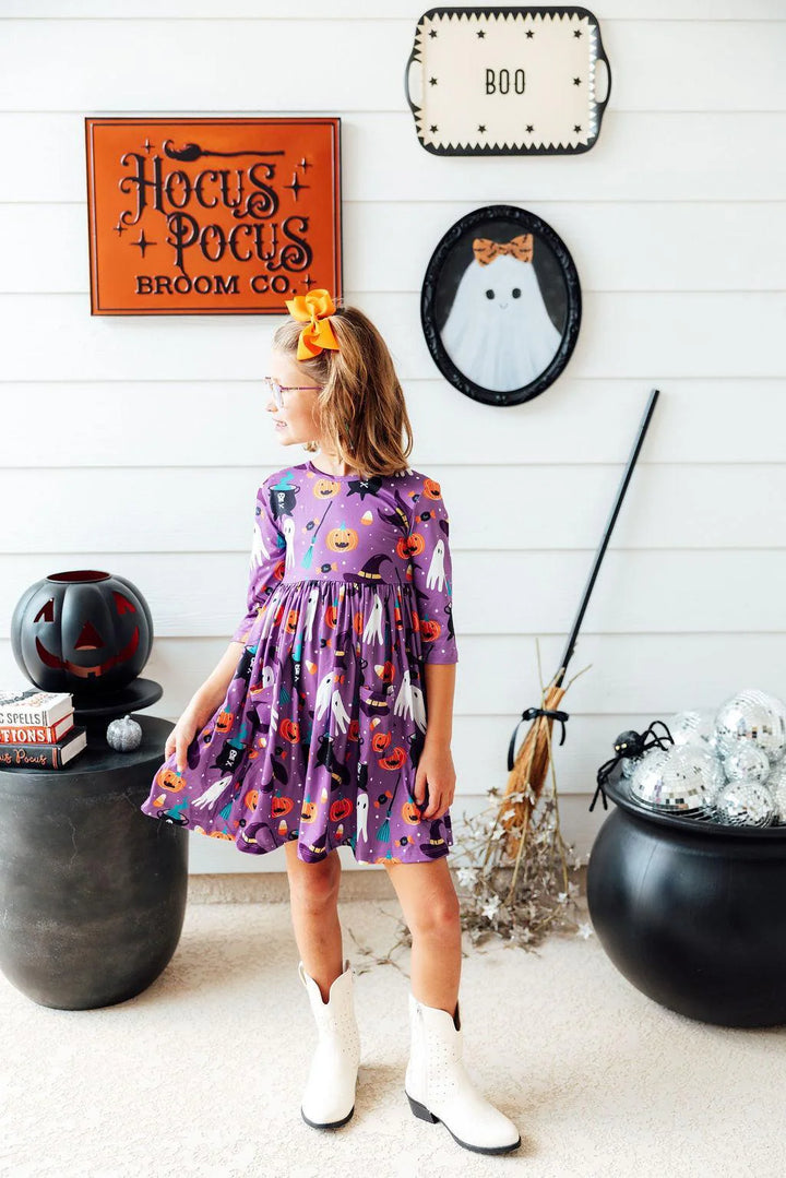 No Tricks, Just Treats Twirl Dress