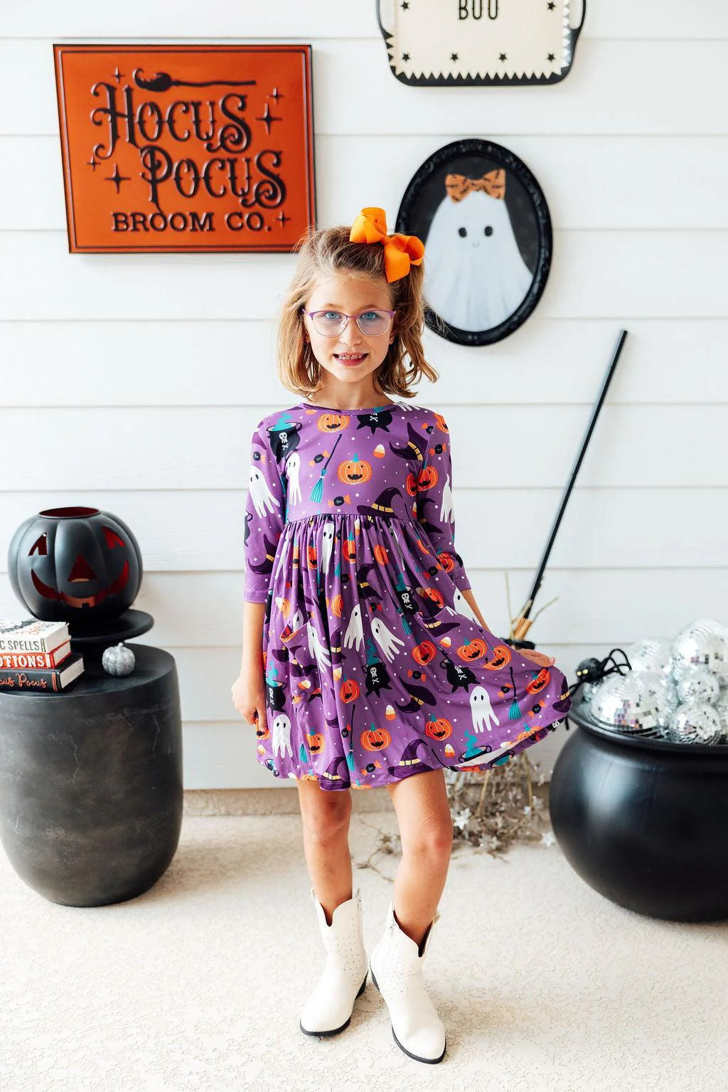No Tricks, Just Treats Twirl Dress