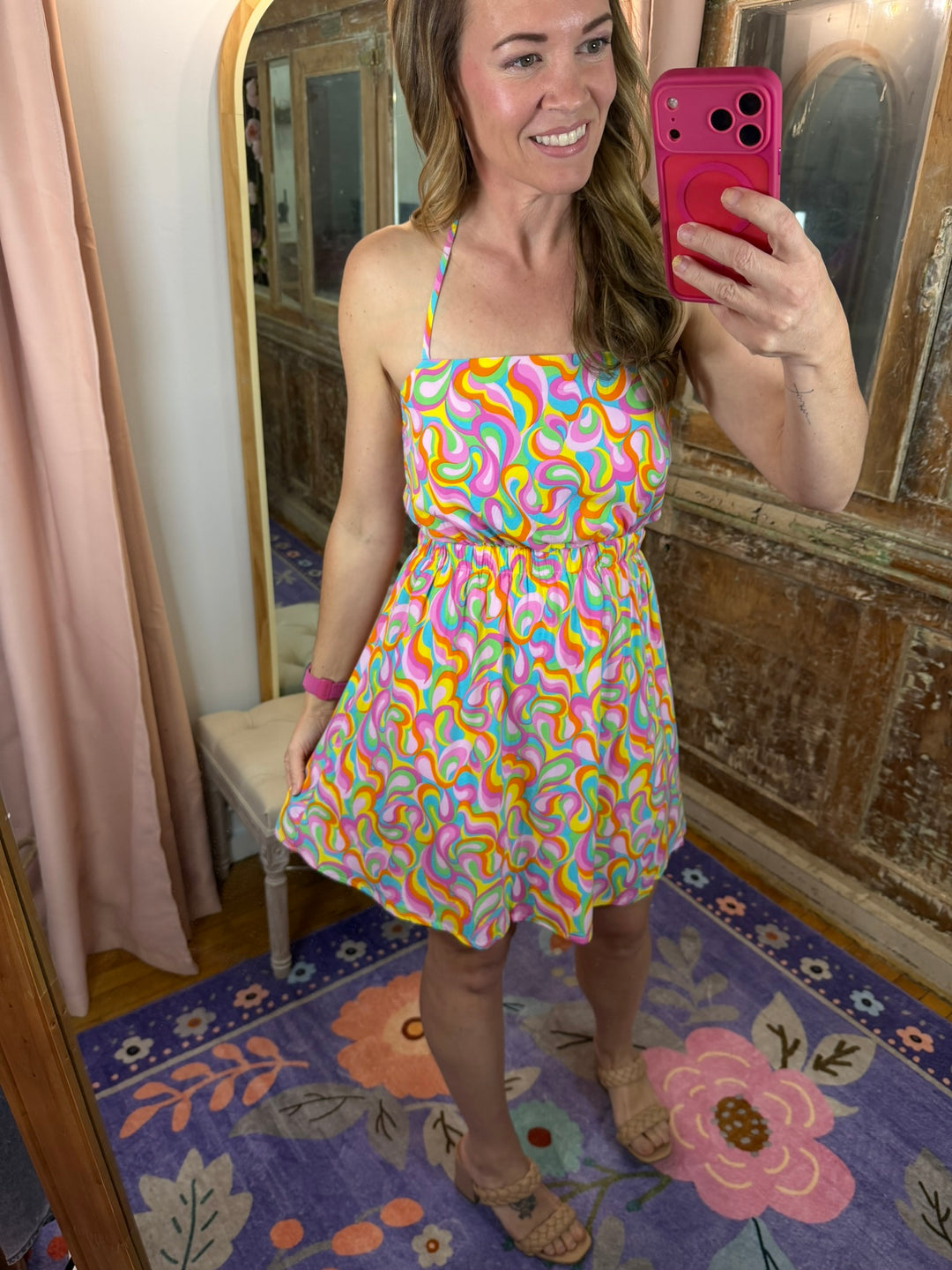 Groovy Girl Mini Dress 🌈✨