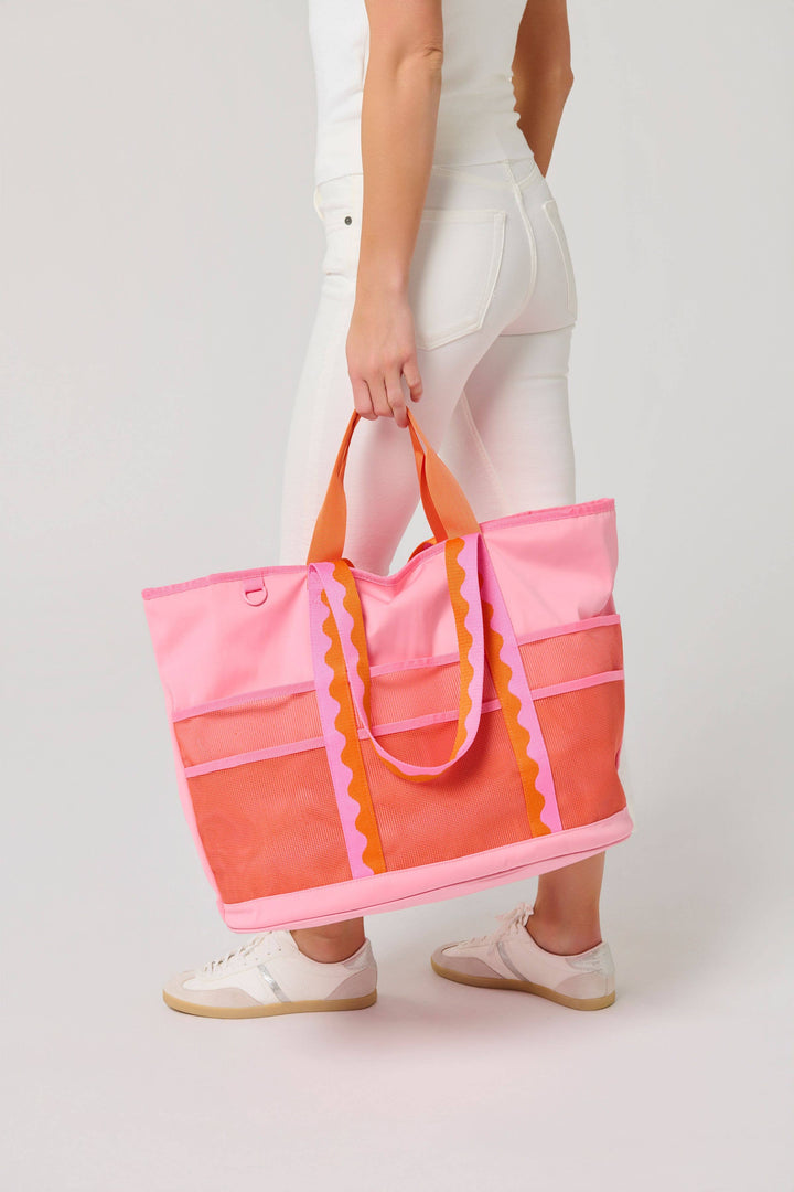 CAMDEN NEOPRENE TOTE: PINK