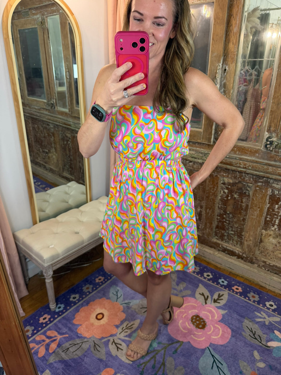Groovy Girl Mini Dress 🌈✨