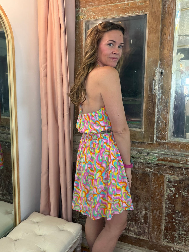 Groovy Girl Mini Dress 🌈✨