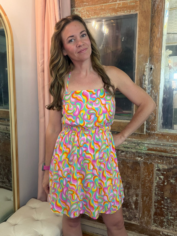 Groovy Girl Mini Dress 🌈✨