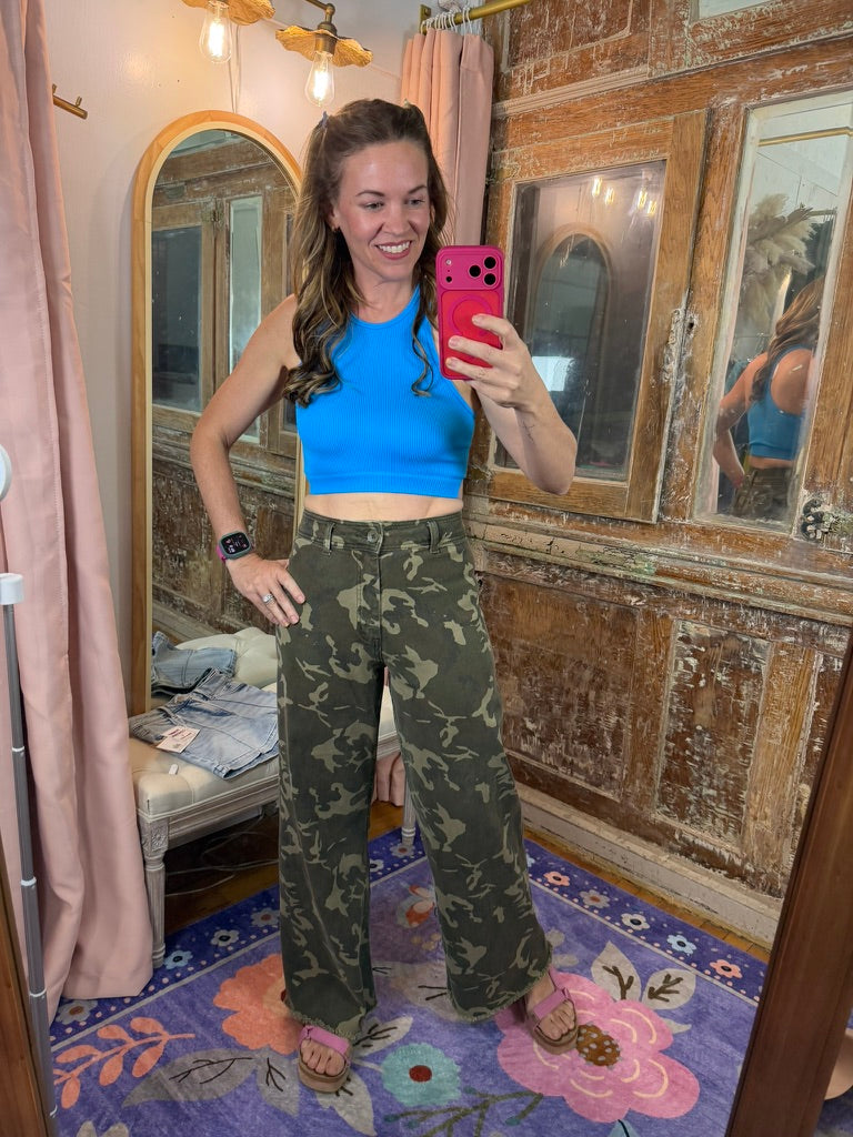 Main Character Camo Jeans