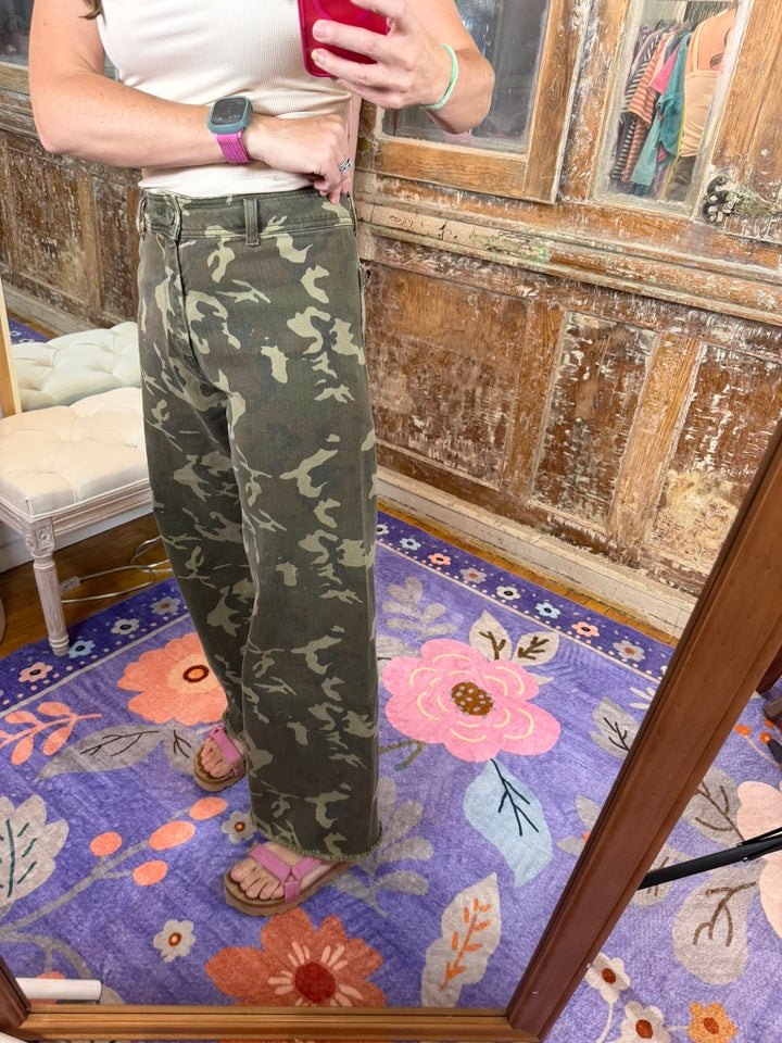 Main Character Camo Jeans