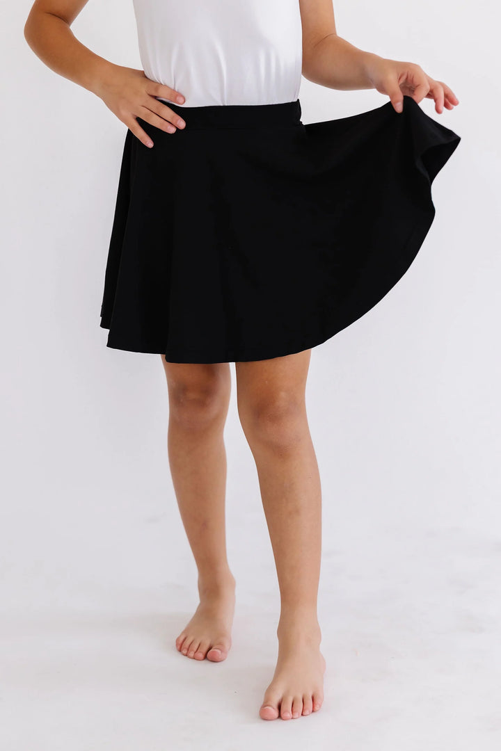 Black Twirl Skirt