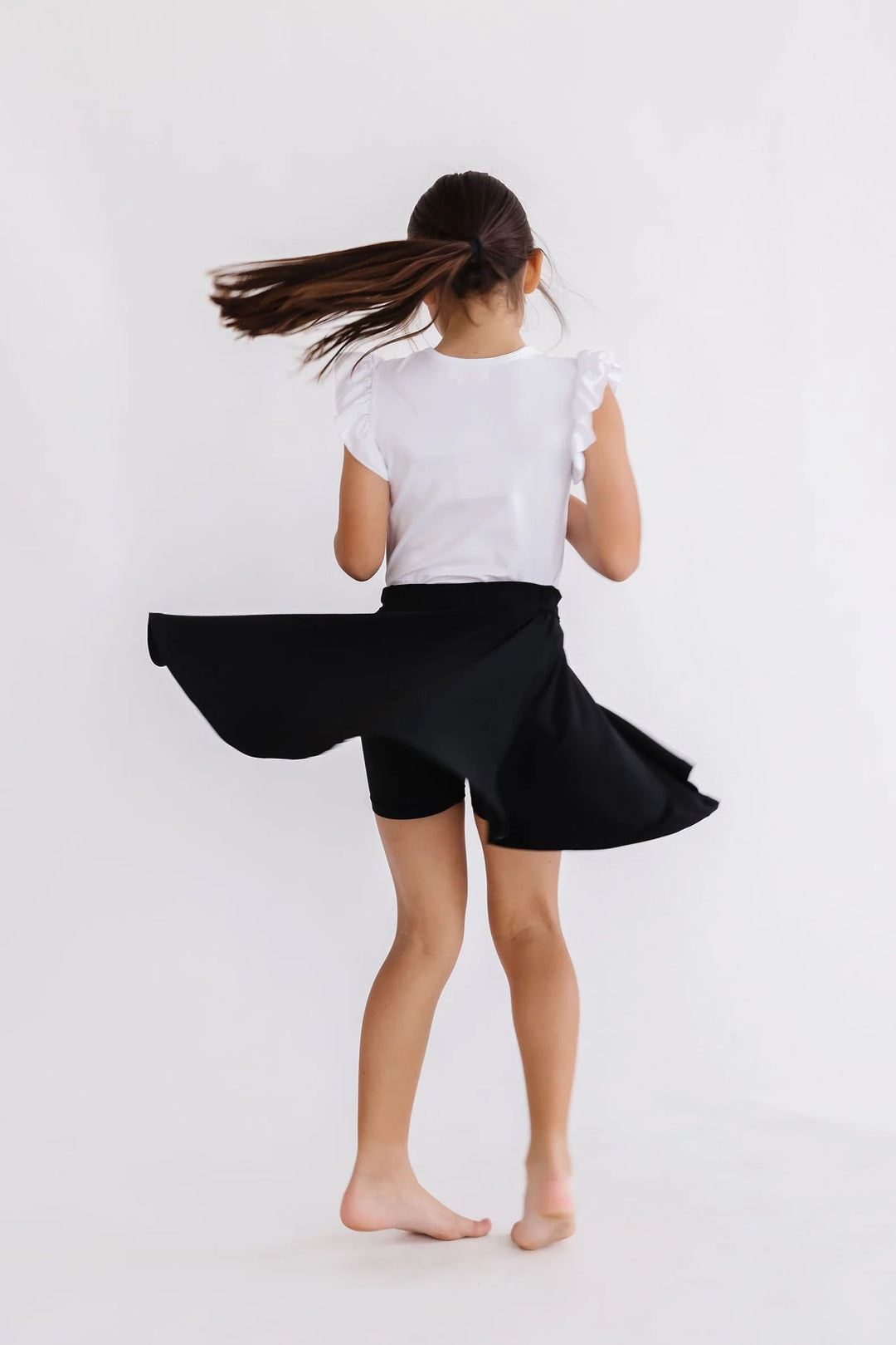 Black Twirl Skirt