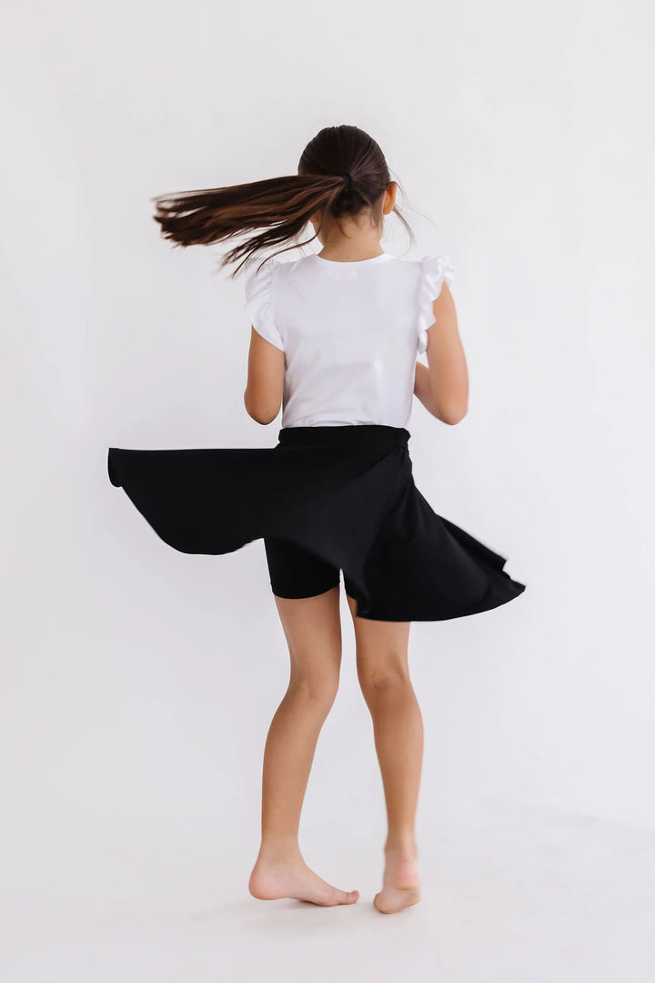 Black Twirl Skirt