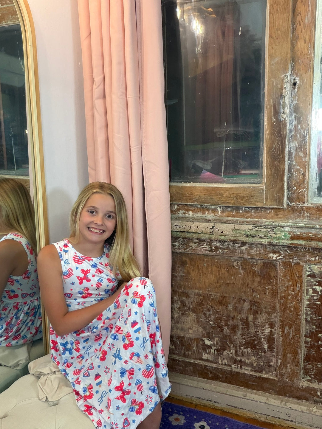 Little Miss Liberty Tank Twirl Dress