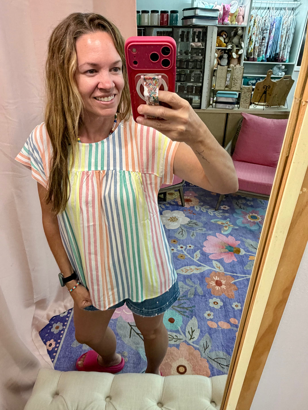 Chasing Sunshine Rainbow Top