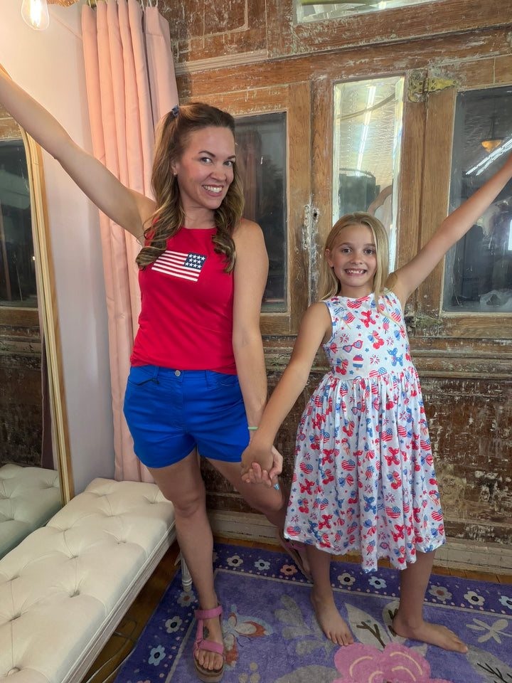 Little Miss Liberty Tank Twirl Dress