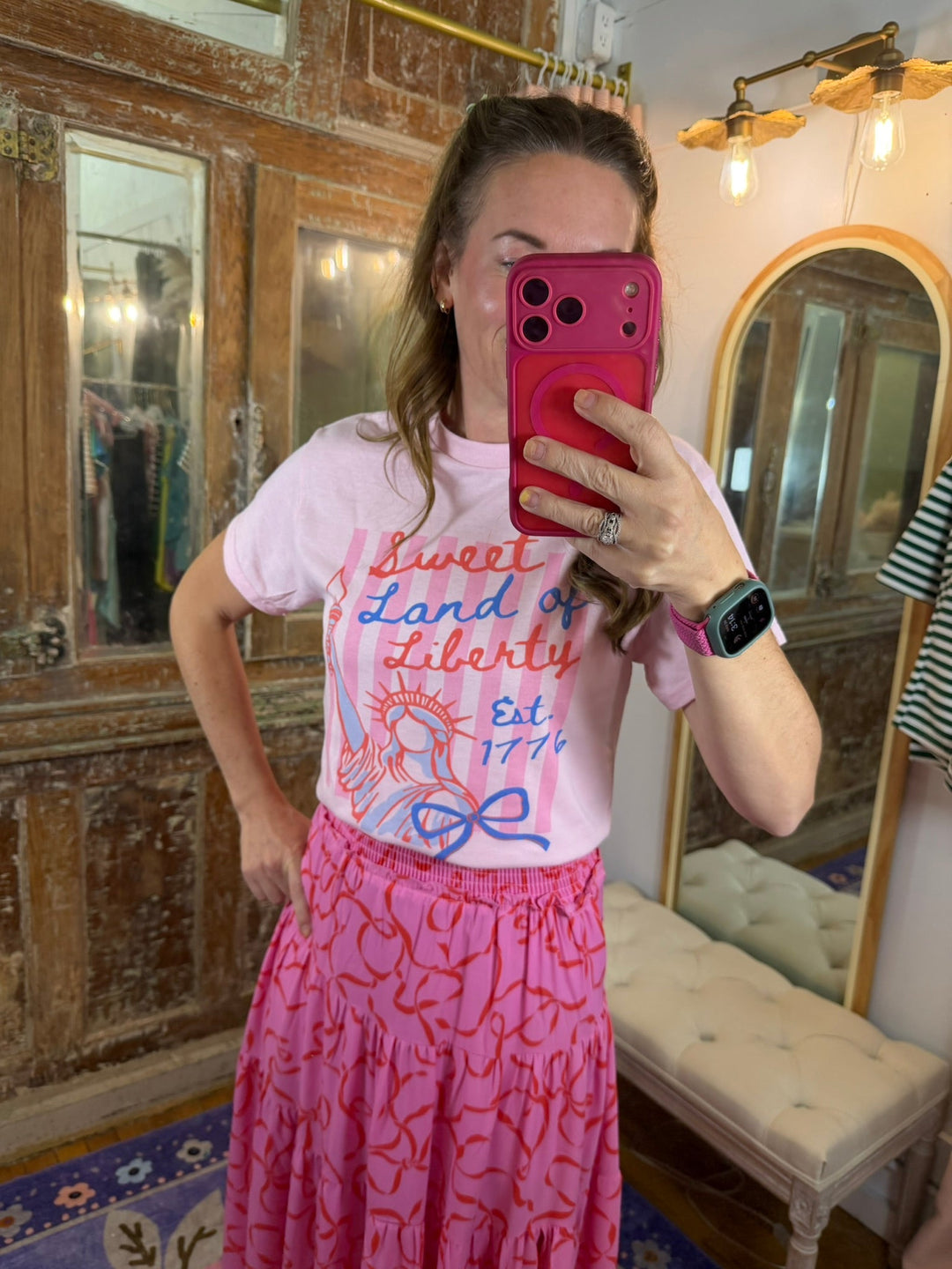 Sweet Land of Liberty Tee 🇺🇸🎀
